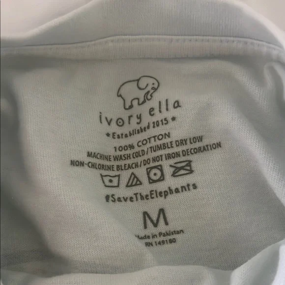 Ivory Ella Light Blue Long Sleeve Tee - Picture 3 of 4